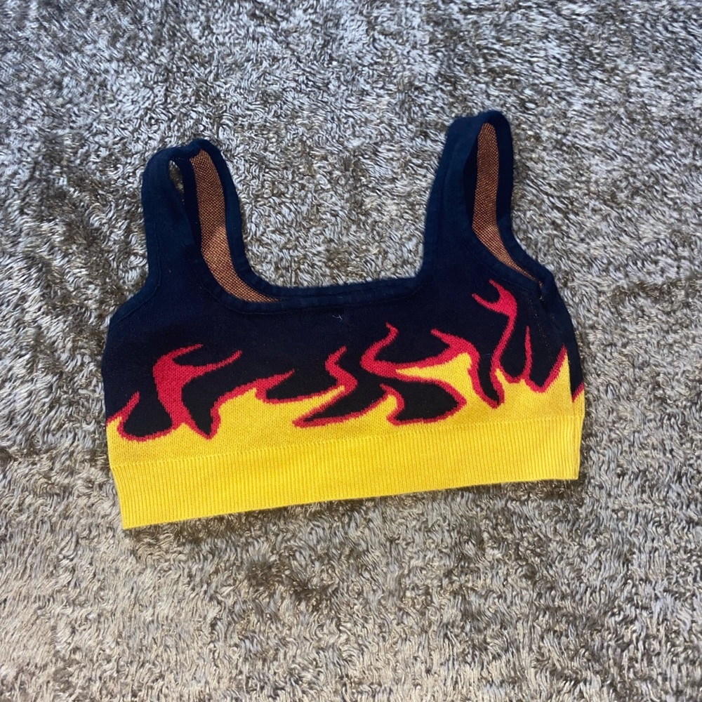 Flame crop top, IMMODEL (brand)